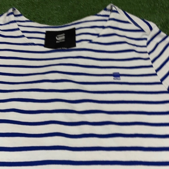 NWOT G Star Raw Stripe Tee L - Picture 8 of 9